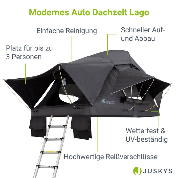 Dachzelt für 2 Personen Lago