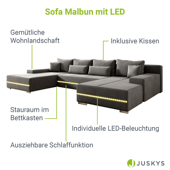 Sofa Malbun mit LED