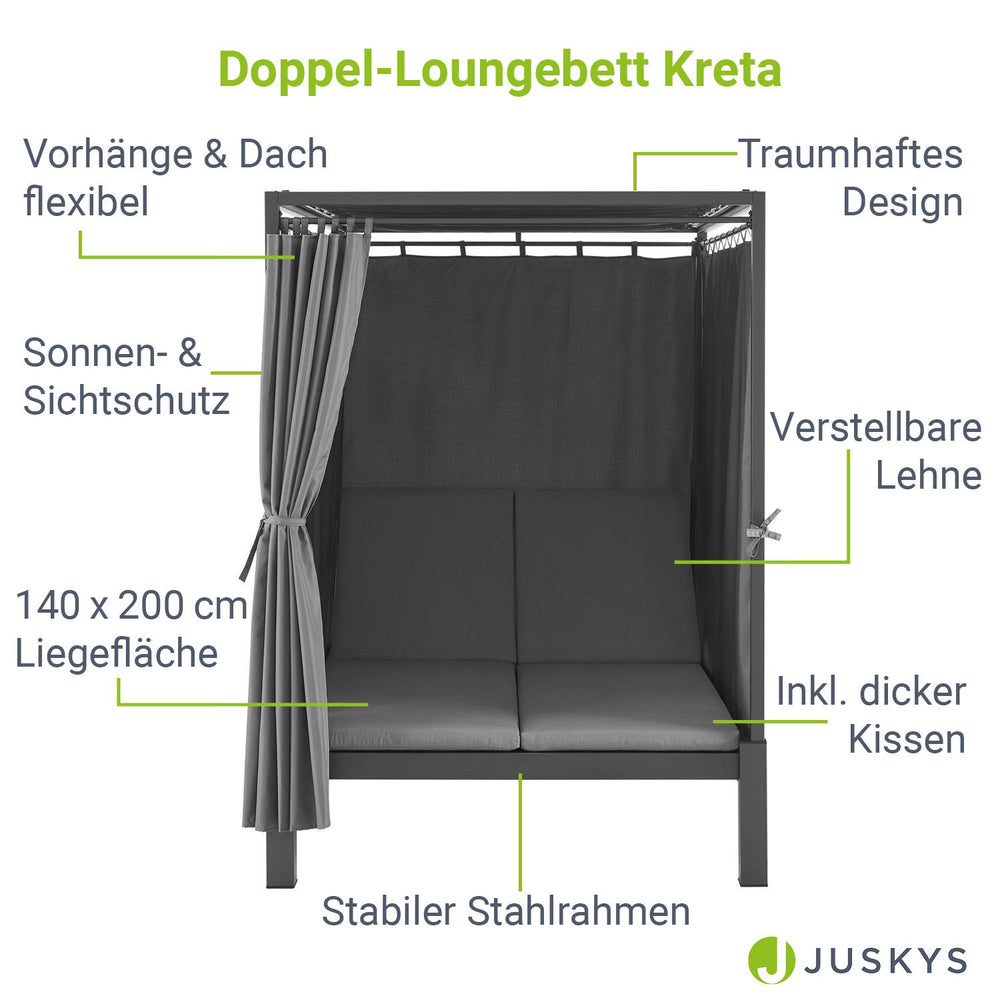 Doppel-Loungebett Kreta