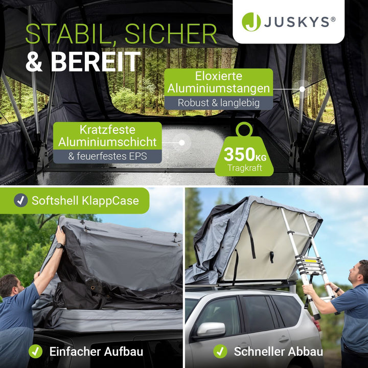 Dachzelt Lago für 2-3 Personen