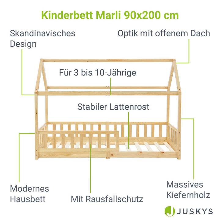 Kinderbett Marli 90 x 200 cm