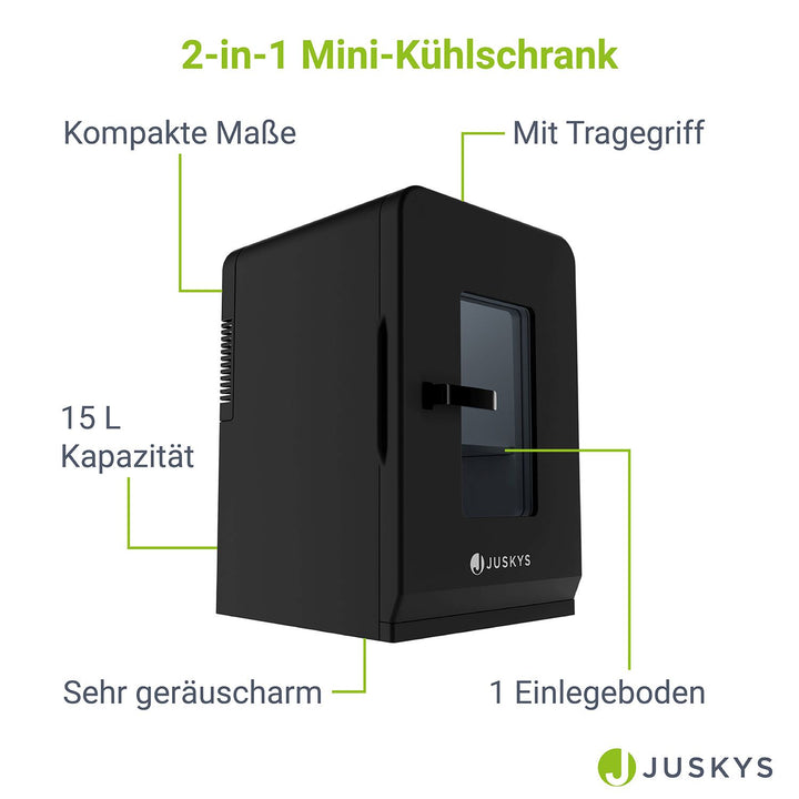 2-in-1 Mini-Kühlschrank 15 Liter