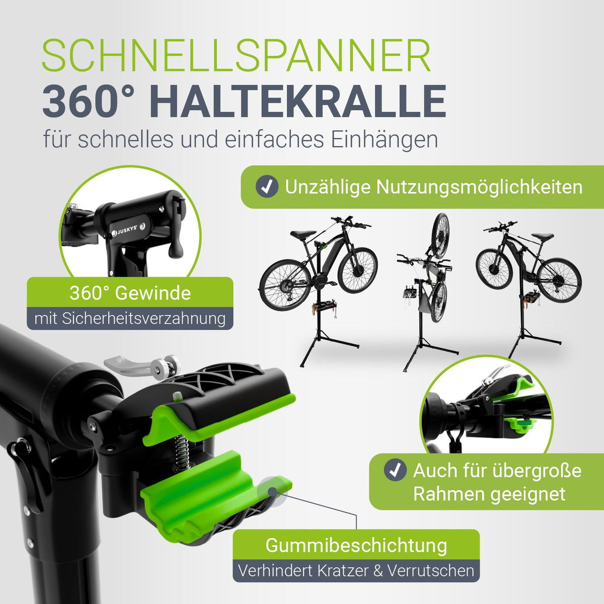 Klappbarer Fahrrad Reparaturständer höhenverstellbar