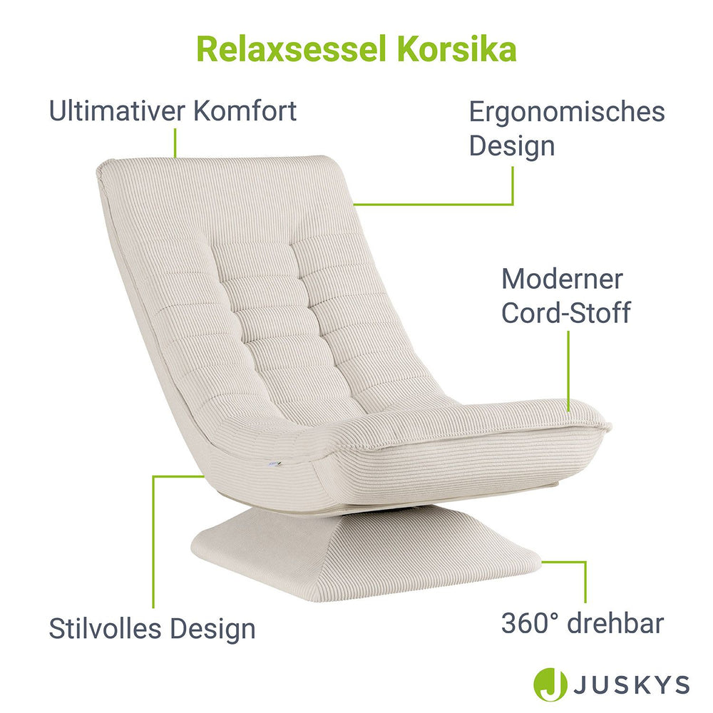 Relaxsessel Korsika mit Cord