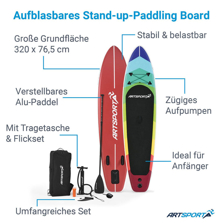 Stand Up Paddling Board - Komplett Set