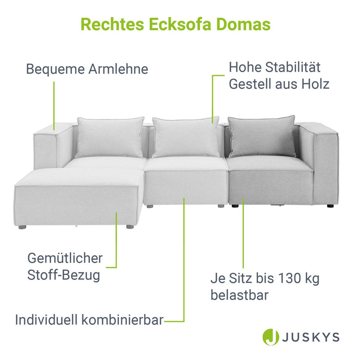 Modulares Sofa Domas - Variantenauswahl