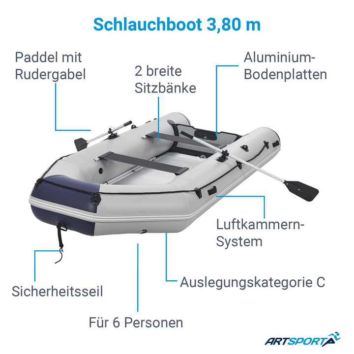 Schlauchboot Paddelboot