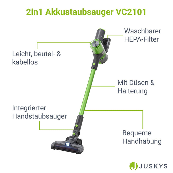 2-in-1 Akkustaubsauger VC2101