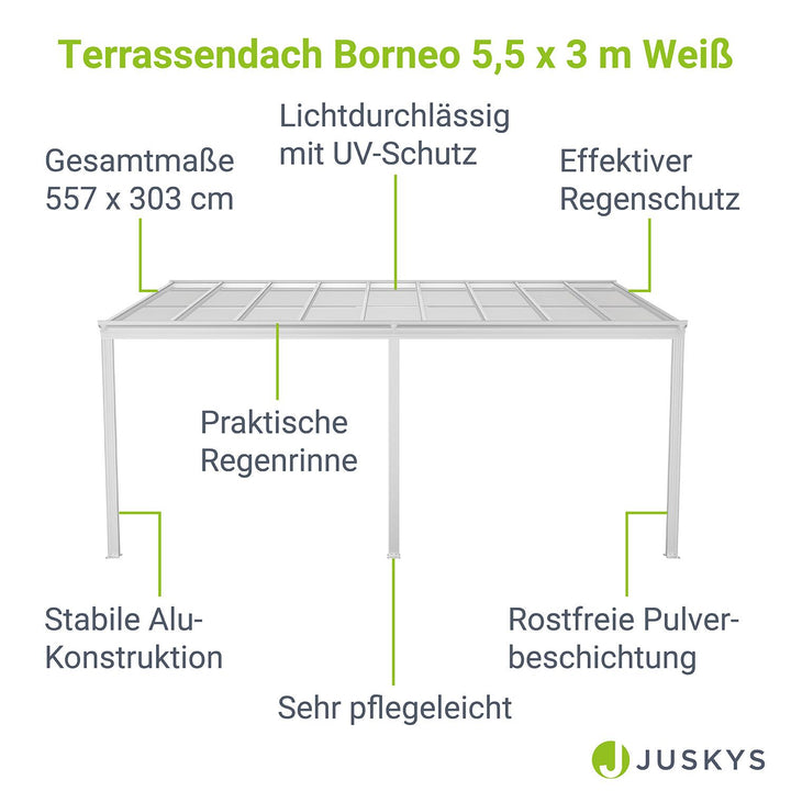 Terrassenüberdachung Borneo