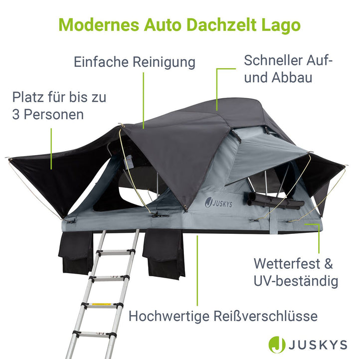 Dachzelt für 2 Personen Lago