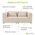 Modulares Sofa Domas S - 2 Sitzer