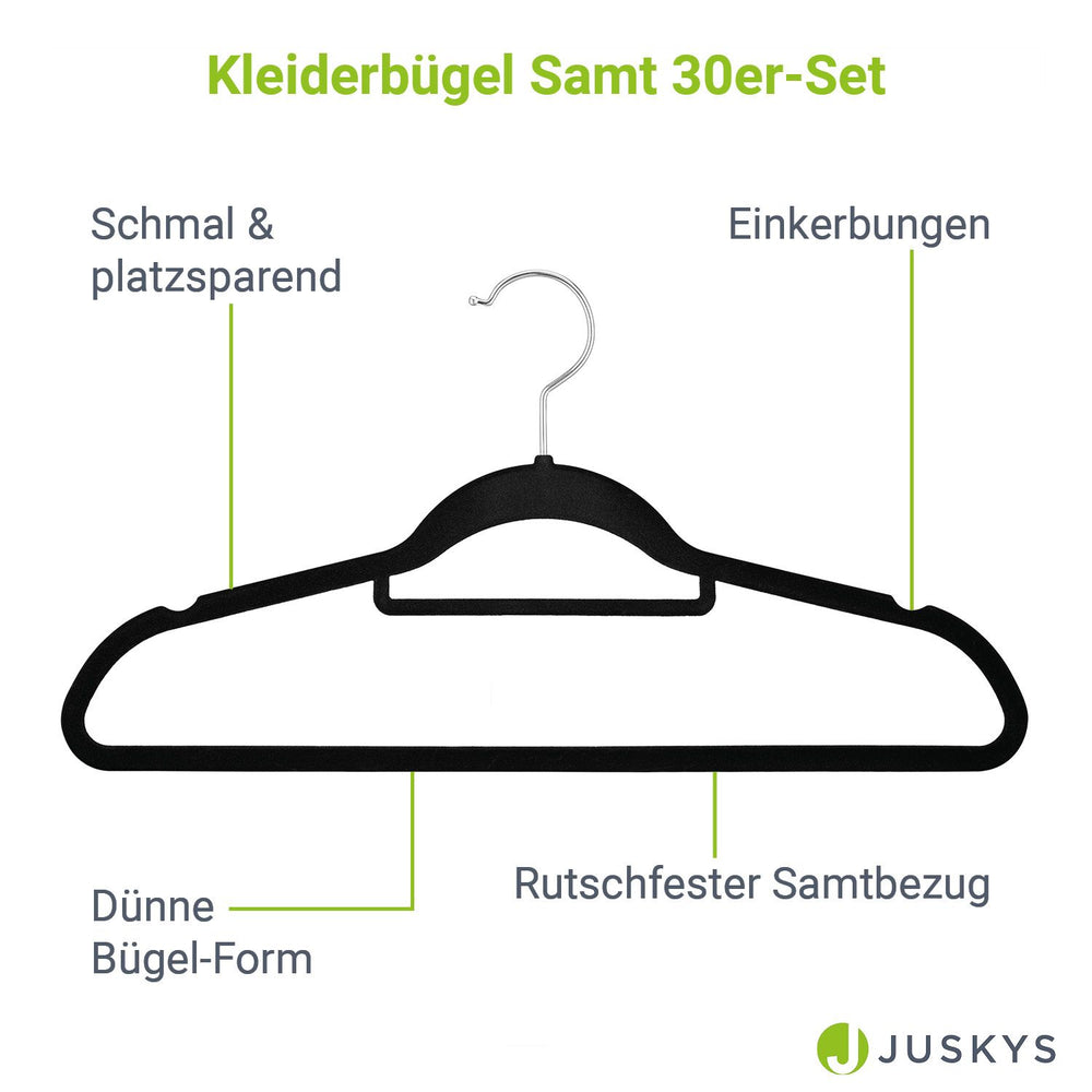 Kleiderbügel - Samt