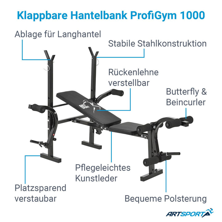 Hantelbank ProfiGym 1000