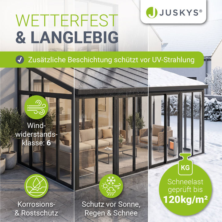 Wintergarten mit Acryl-Verglasung