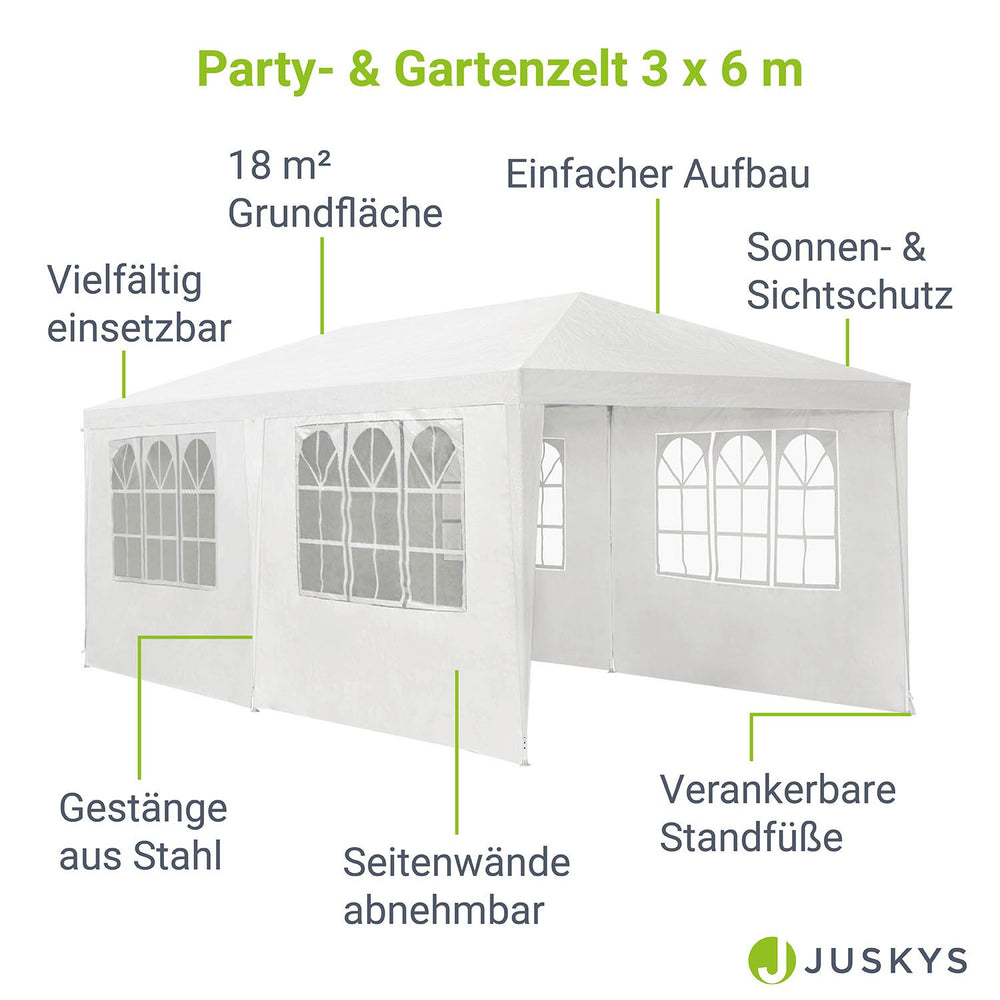 Partyzelt 3x6 m