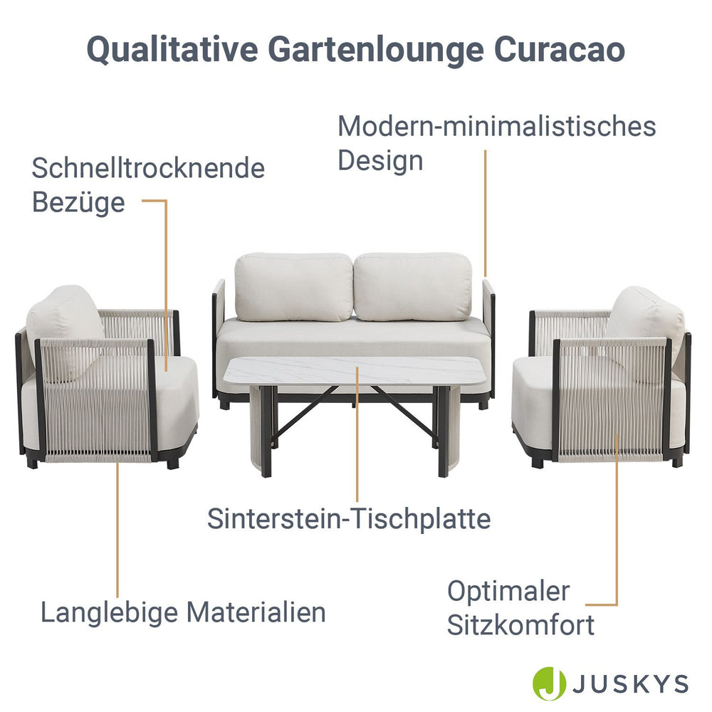 Premium Gartenlounge Curacao