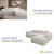 Sofa in L-Form Vals