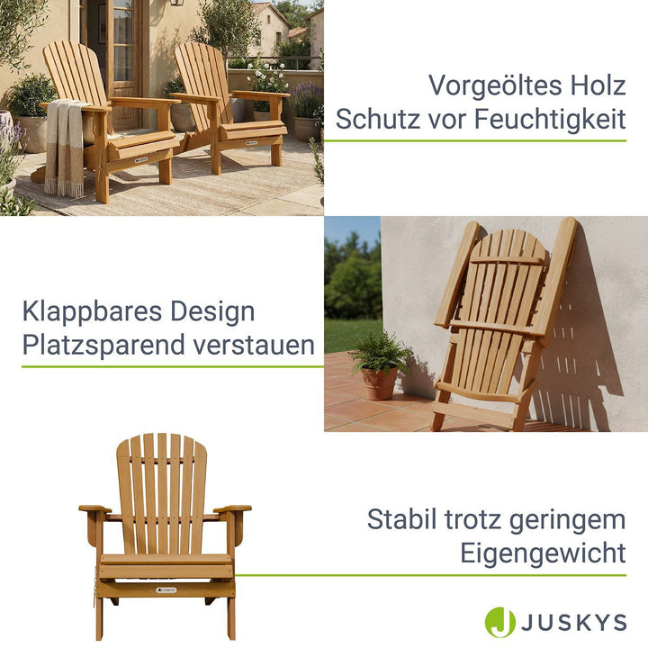 Gartenliegestuhl klappbar Korfu