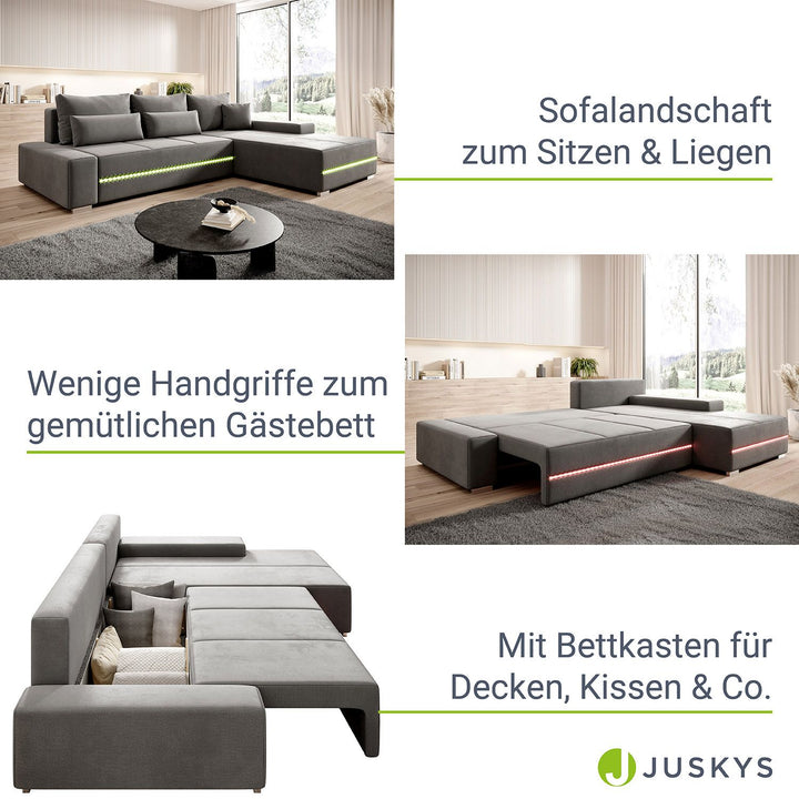 Sofa Davos mit LED