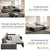 Sofa Davos mit LED