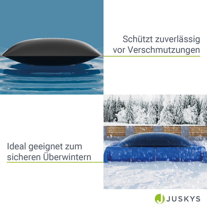 Aufblasbare Poolabdeckung