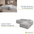 Sofa in L-Form Vals