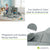 Kindersofa Kayo mit Cord Bezug & Kissen