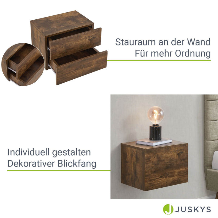 Wandschrank Nachttisch hängend