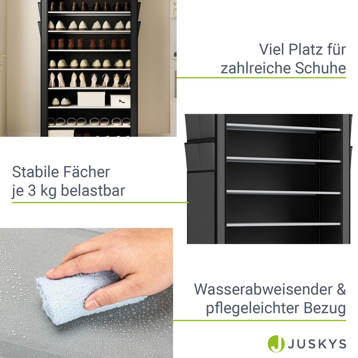 Großer Schuhschrank aus Stoff