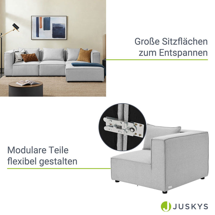 Modulares Sofa Domas L - 3 Sitzer