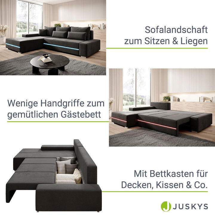 Sofa Davos mit LED