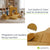 Kindersofa Kayo mit Cord Bezug & Kissen