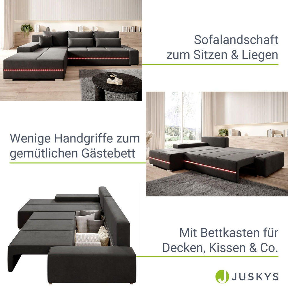 Sofa Davos mit LED