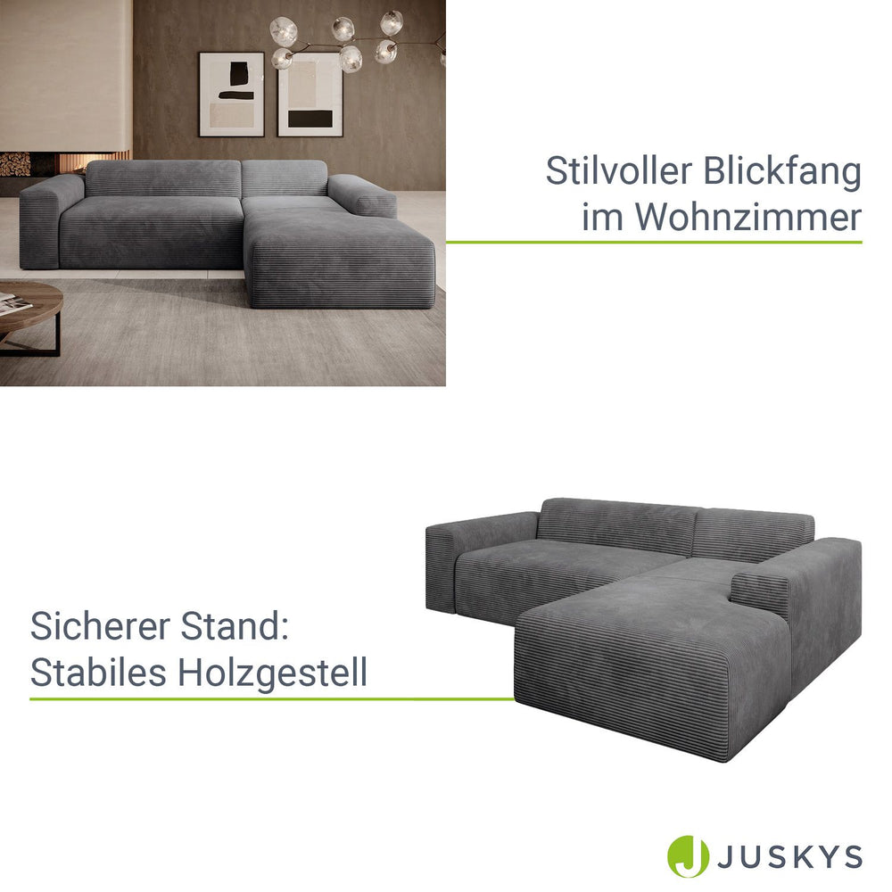 Sofa in L-Form Vals