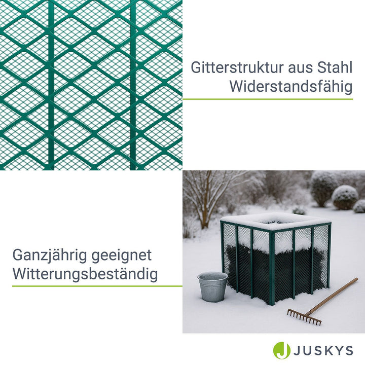 Metall Komposter für Gartenabfälle