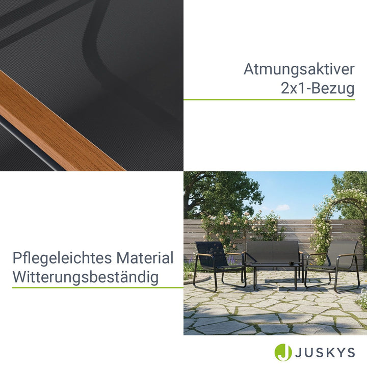 Gartenmöbelset Genua 4-teilig