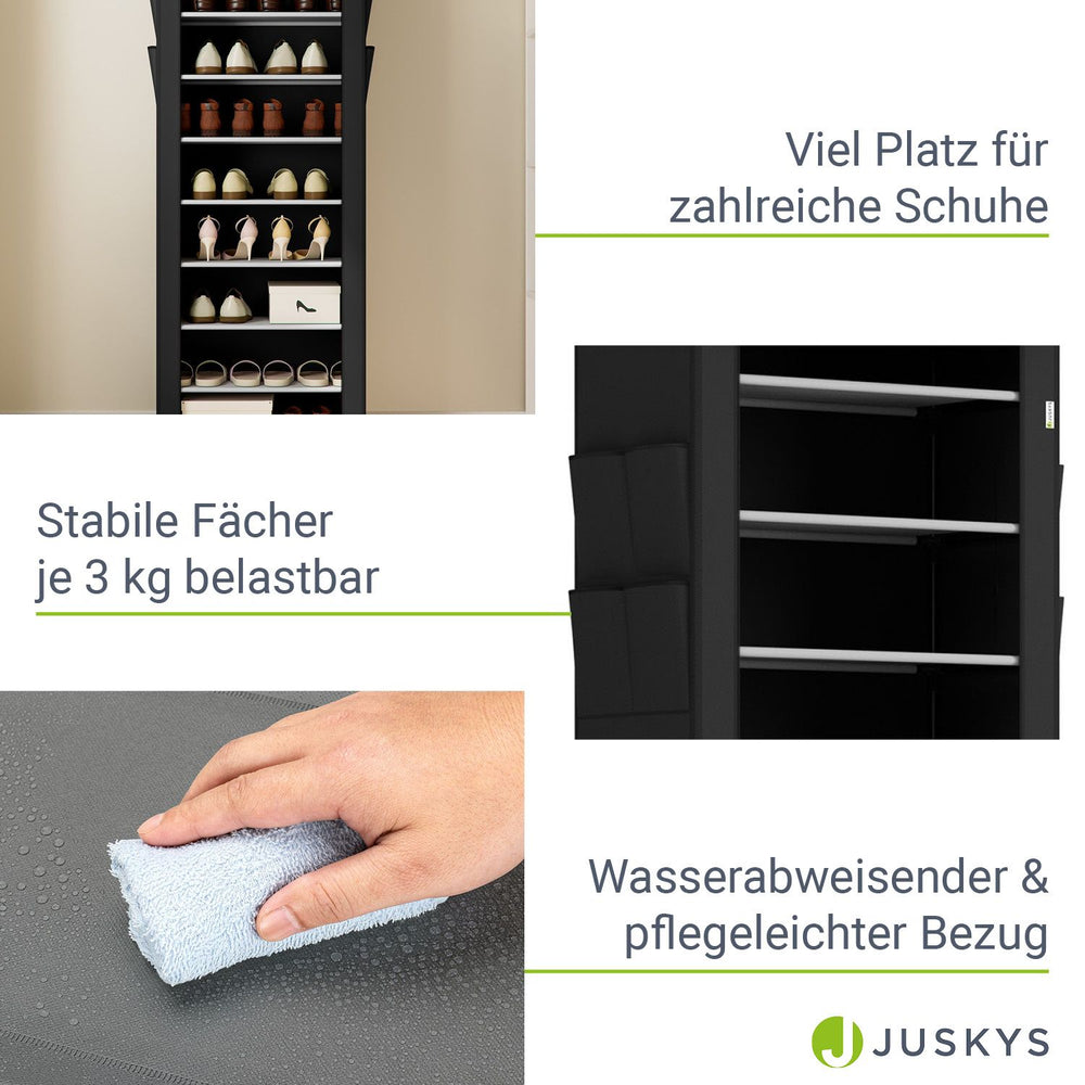 Großer Schuhschrank aus Stoff