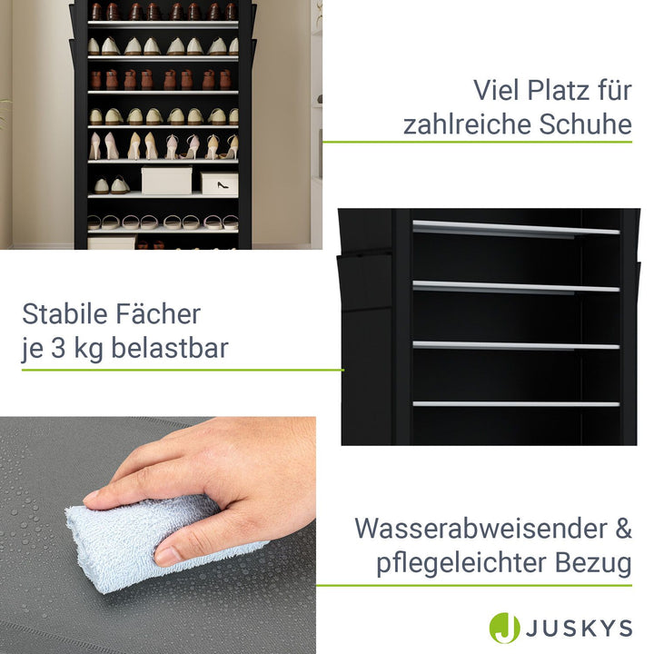 Großer Schuhschrank aus Stoff