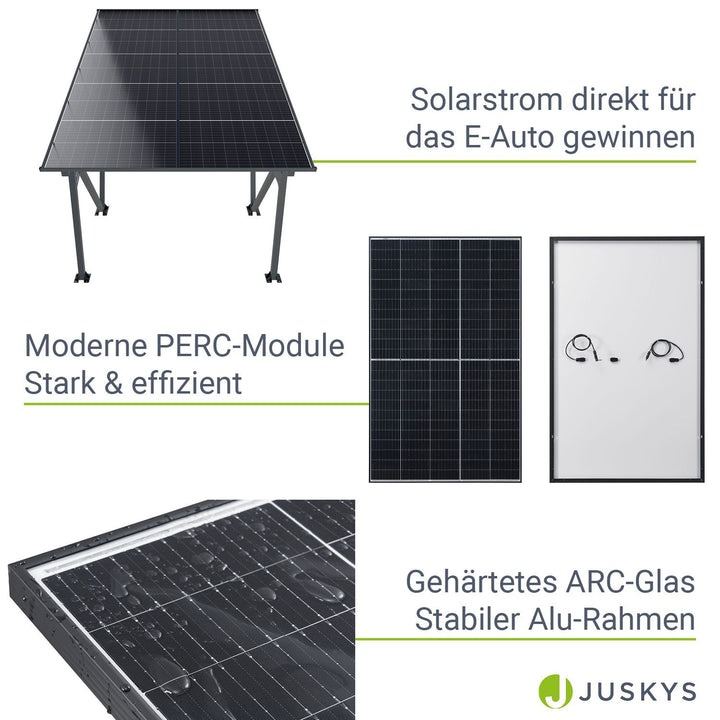 Solarcarport Gestell SunLuxe - 4100 Watt