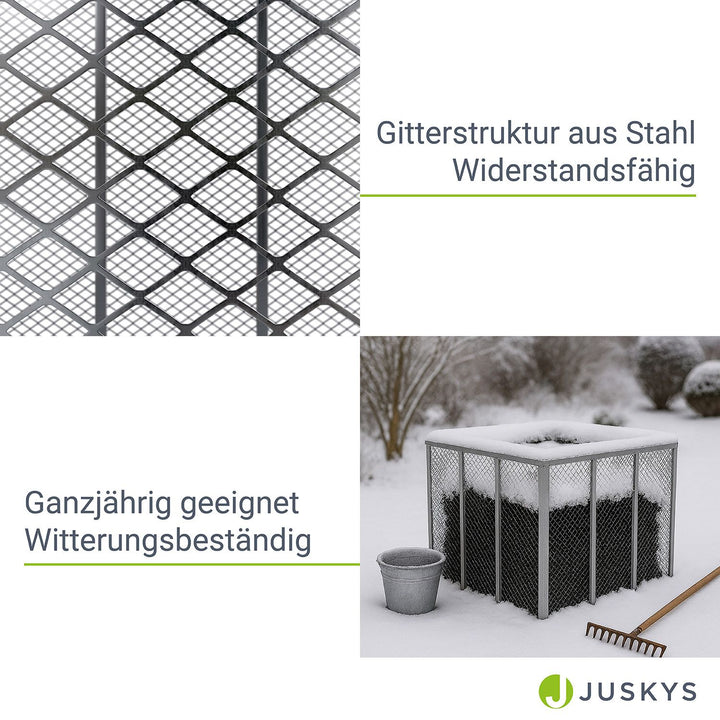 Metall Komposter für Gartenabfälle