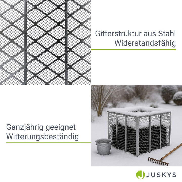 Metall Komposter für Gartenabfälle