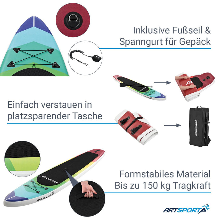 Stand Up Paddling Board - Komplett Set