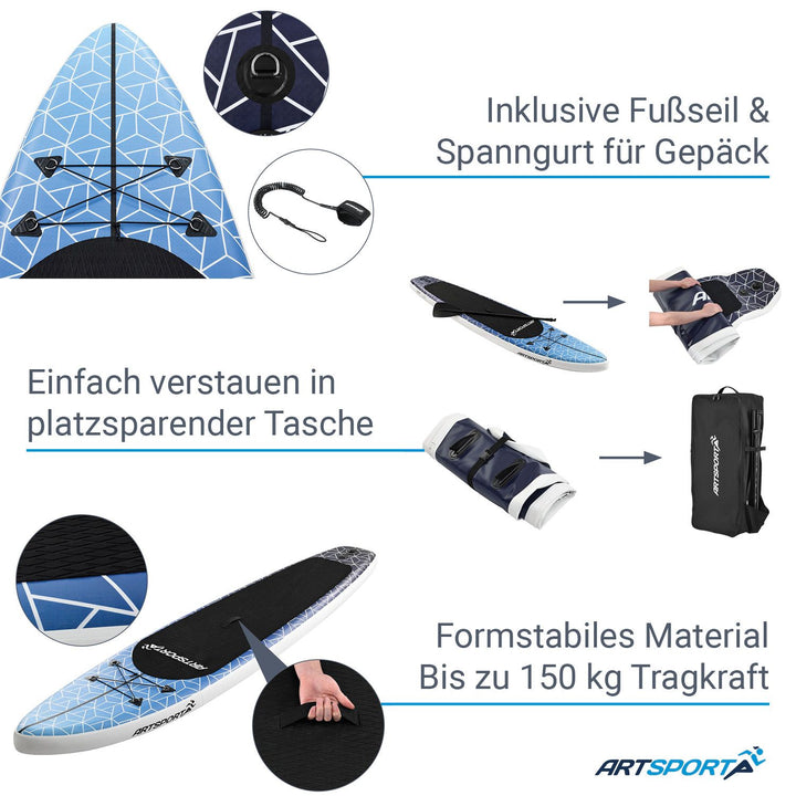 Stand Up Paddling Board - Komplett Set