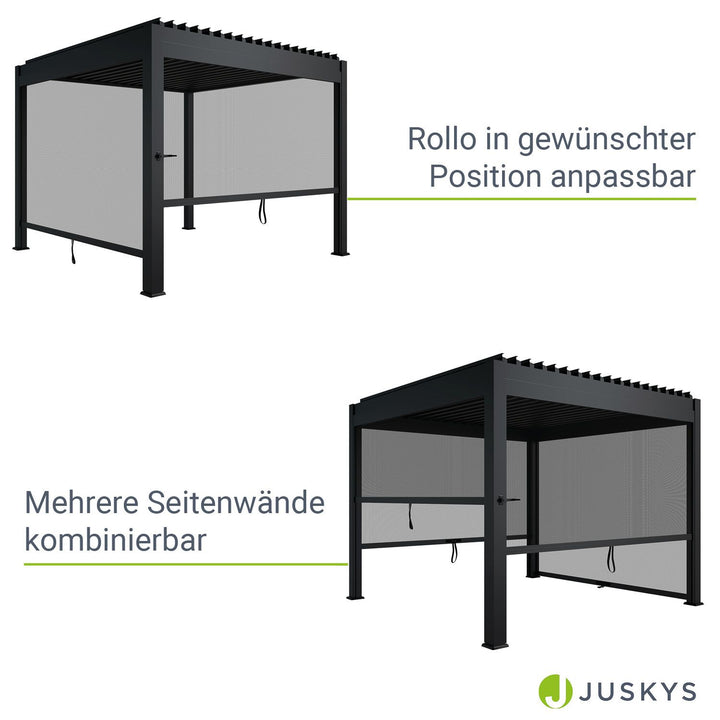 Seitenwand für Lamellendach Tahiti