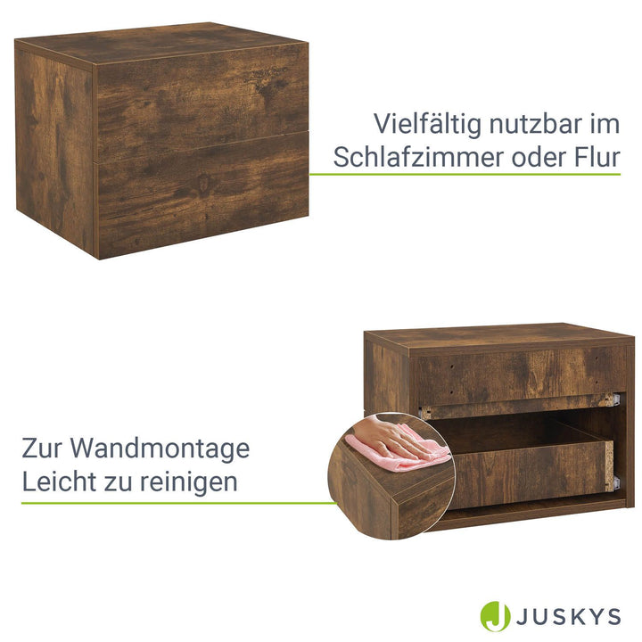 Wandschrank Nachttisch hängend