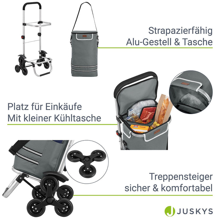 3in1 Einkaufstrolley für Treppen