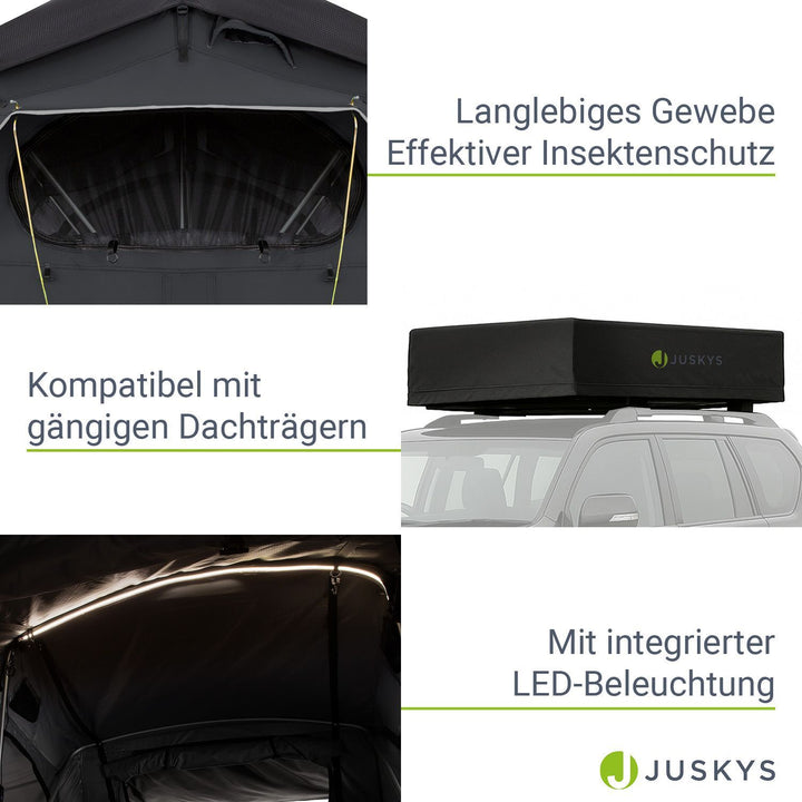 Dachzelt für 2 Personen Lago