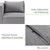 Modulares Sofa Domas M - 3 Sitzer