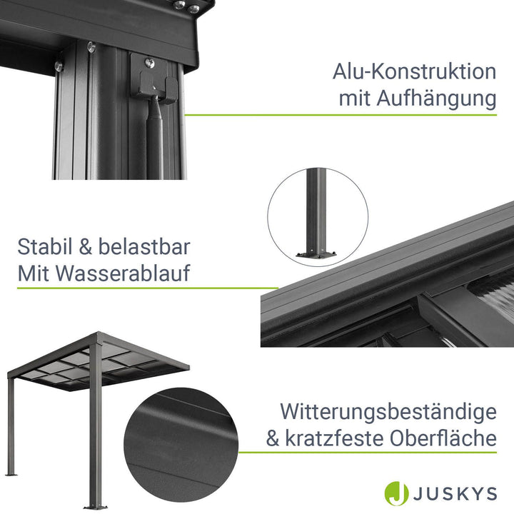 Terrassendach Jakarta mit Polycarbonatplatten