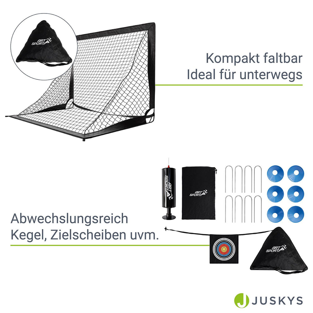 Pop-Up Fußballtor 2er Set Goal Master